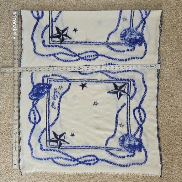 J. Crew Accessories - J. Crew Wool Nautical Scarf Lightweight